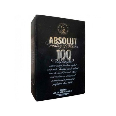 Водка Absolut Black 3 литра